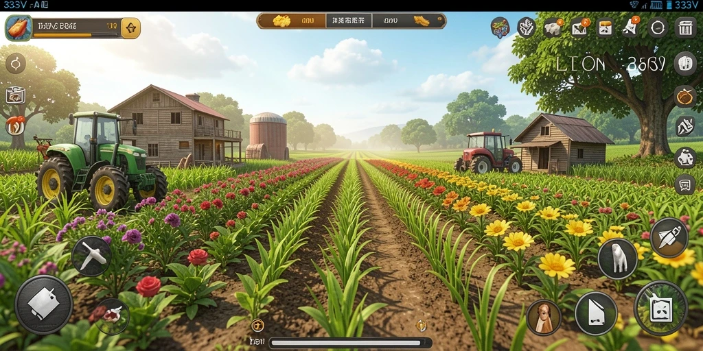 Gameplay seru dengan berbagai aktivitas bertani menunggu Anda.
