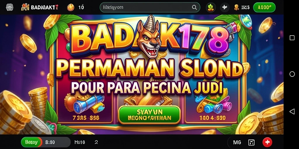 Tampilan bermain Slot yang menarik dan menghibur di BADAK178.