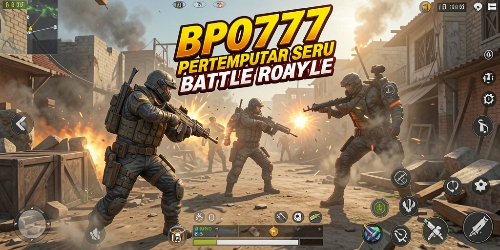 Gameplay seru di BPO777 dengan pertempuran intens.