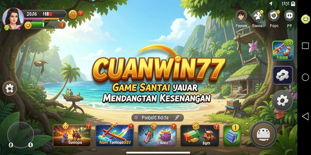 Tampilan gameplay santai yang seru dan menghibur di CUANWIN77.