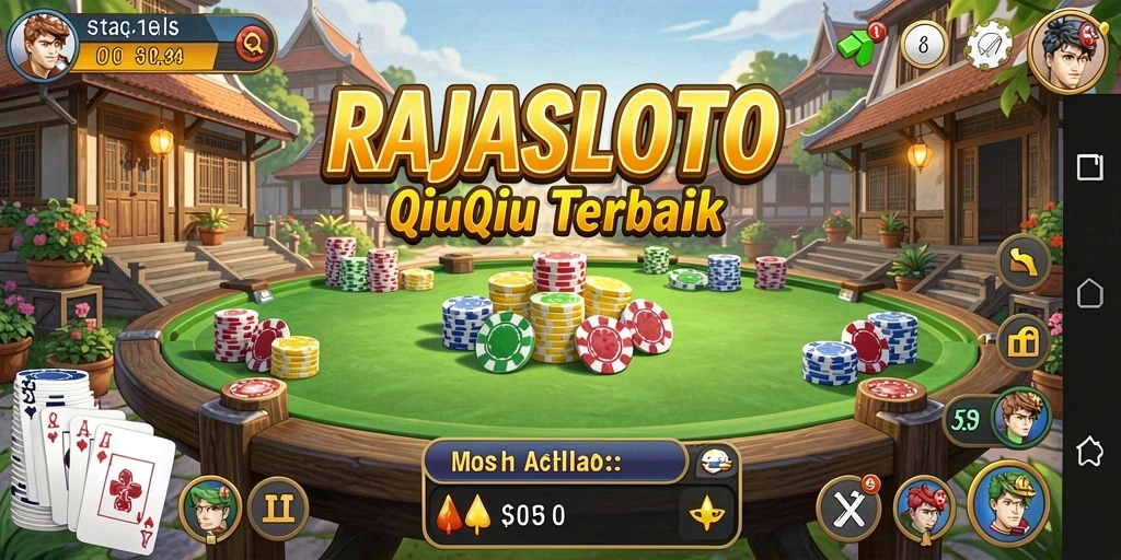 Tampilan gameplay QiuQiu yang menarik dan menghibur.