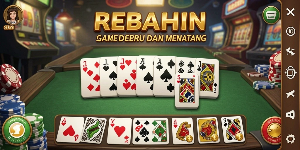 Tampilan gameplay seru dari REBAHIN yang membuat ketagihan.