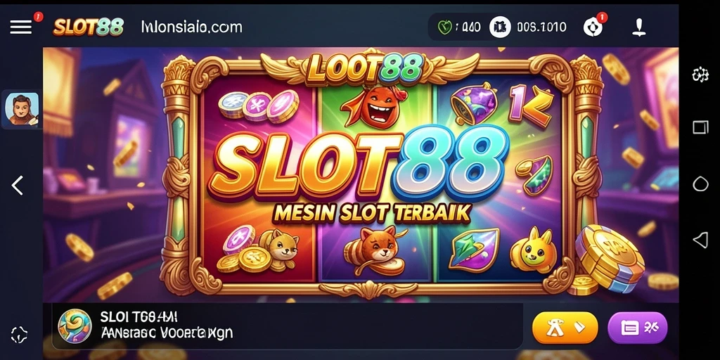 Tampilan dalam game SLOT88 yang memikat saat bermain mesin slot.