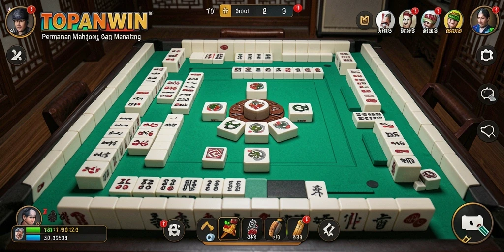Gameplay TOPANWIN yang menarik dalam Mahjong dengan tantangan seru.