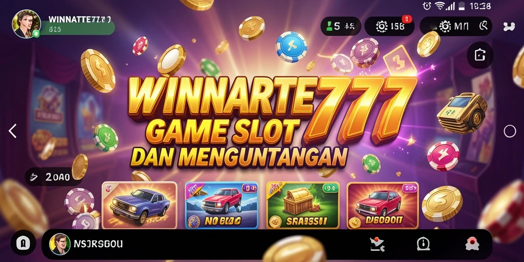 Tampilan gameplay menarik dari WINRATE777 yang penuh warna dan dinamis.